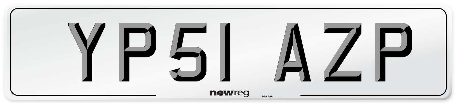 YP51 AZP Number Plate from New Reg